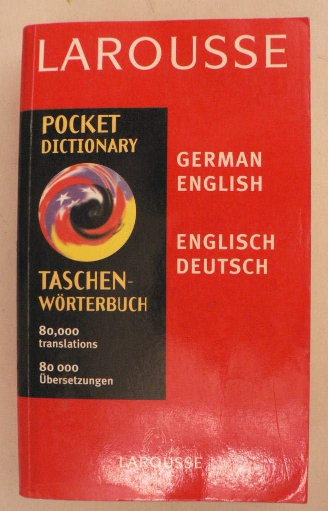 Larousse Pocket German/English English/German Dictionary,Used
