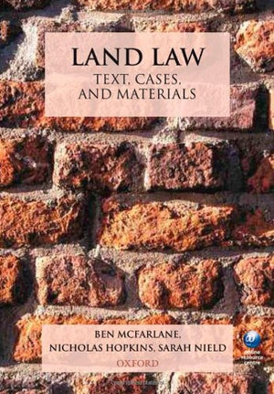 Land Law: Text, Cases, and Materials (Sipri Yearbook Series),Used