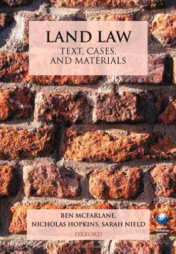 Land Law: Text, Cases, and Materials (Sipri Yearbook Series),Used