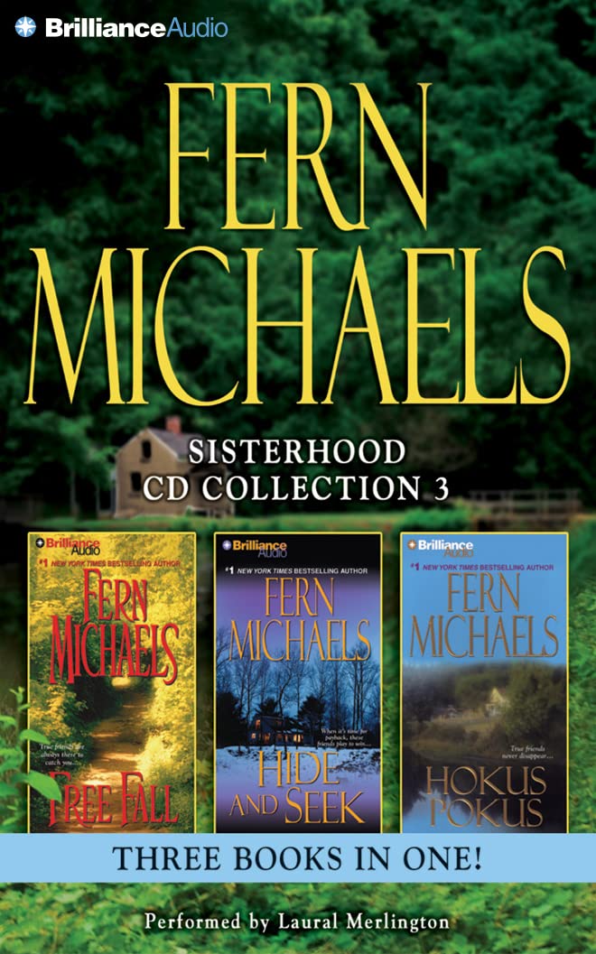 Fern Michaels Sisterhood CD Collection 3: Free Fall, Hide and Seek, Hokus Pokus (Sisterhood Series),Used