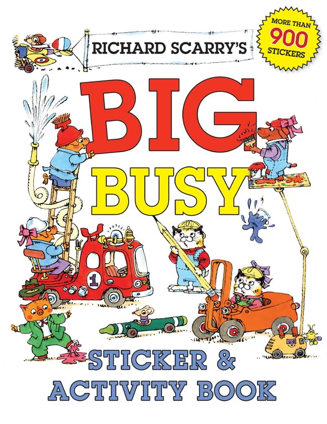 Richard Scarry'S Big Busy Sticker & Activity Book