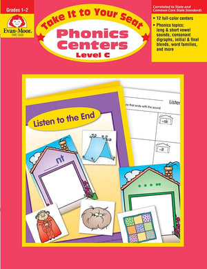 Take It to Your Seat Phonics Centers, Grades 12,Used