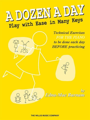 A Dozen A Day  Play With Ease In Many Keys,Used
