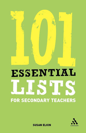 101 Essential Lists For Secondary Teachers,Used