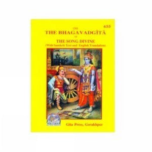 The Bhagavad Gita or Divine Song With Sanskrit Text and English Translation, Pocket Ed. # 455 (English and Hindi Edition),Used