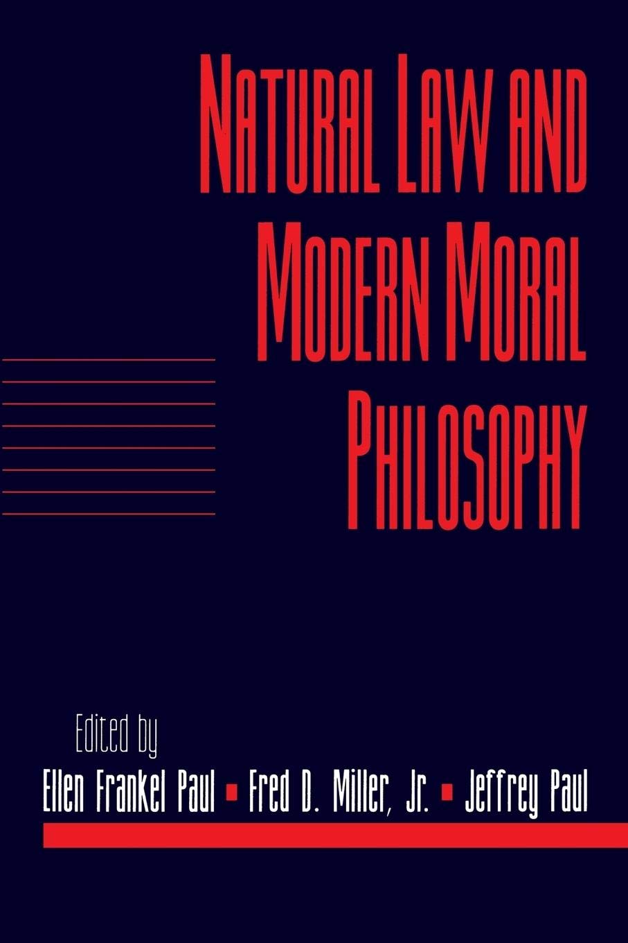 Natural Law And Modern Moral Philosophy,New