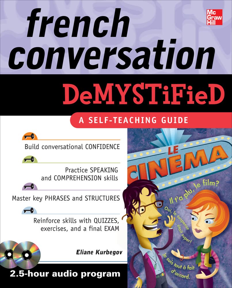 French Conversation Demystified with Two Audio CDs,Used