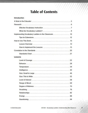Vocabulary Ladders: Understanding Word Nuances Level 4,Used