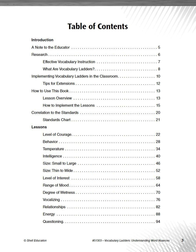 Vocabulary Ladders: Understanding Word Nuances Level 4,Used