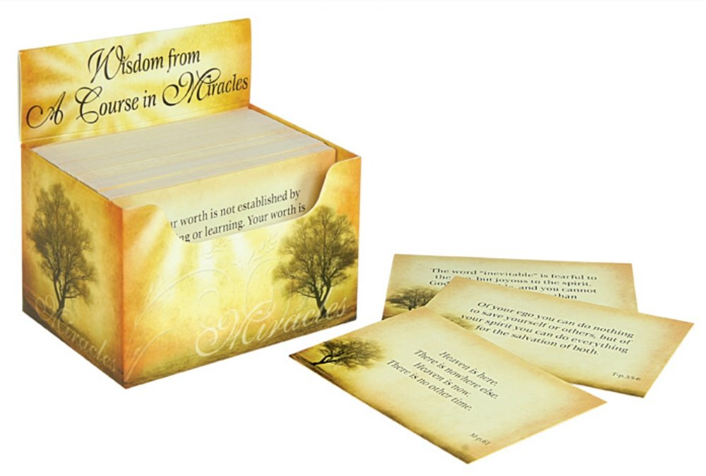Wisdom From A Course In Miracles Cards,New