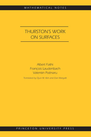Thurston'S Work On Surfaces (Mathematical Notes, 48),Used