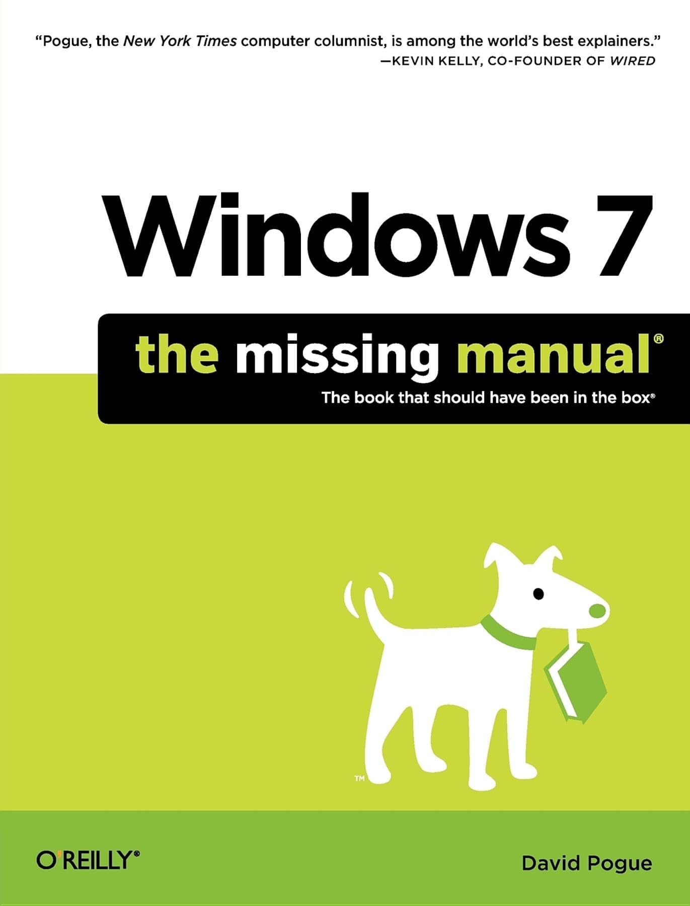 Windows 7: The Missing Manual,New