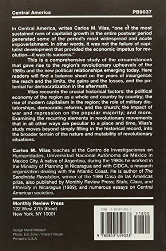 Between Earthquakes and Volcanoes: Markets, State, and Revolution in Central America (And Leukotriene Research; 22),Used