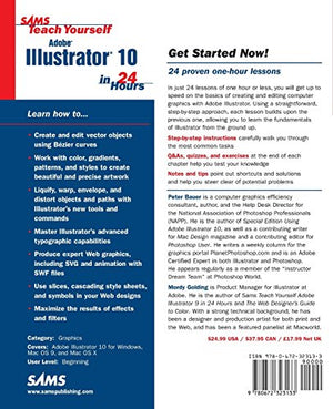 Sams Teach Yourself Adobe Illustrator 10 In 24 Hours-new