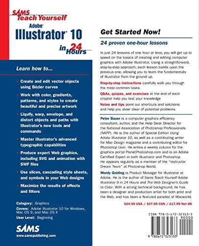 Sams Teach Yourself Adobe Illustrator 10 In 24 Hours-new