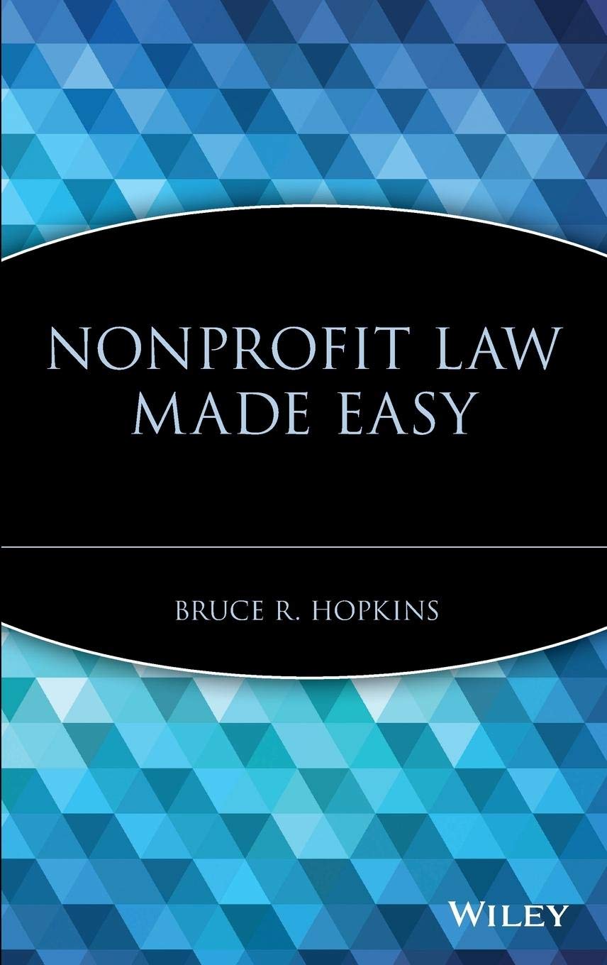 Nonprofit Law Made Easy,New