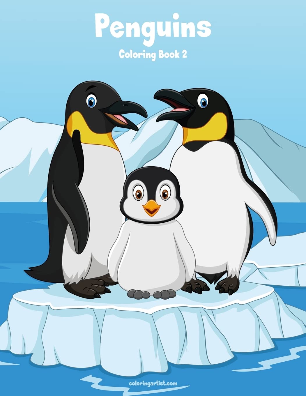 Penguins Coloring Book 2,Used