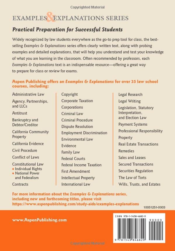 Examples & Explanations for Wills, Trusts, and Estates (Examples & Explanations Series),Used