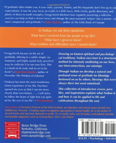 Naikan: Gratitude, Grace, and the Japanese Art of SelfReflection,New