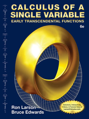 Calculus of a Single Variable: Early Transcendental Functions,New
