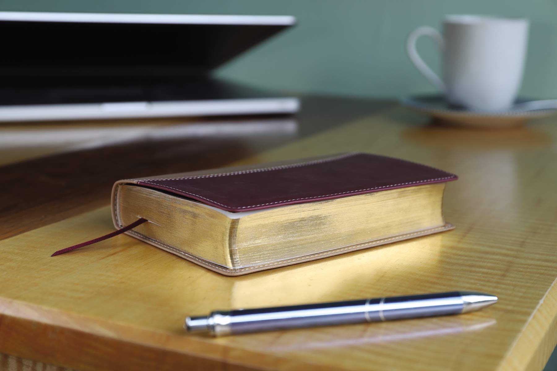 Amplified Holy Bible, Compact, Leathersoft, Tan/Burgundy: Captures The Full Meaning Behind The Original Greek And Hebrew