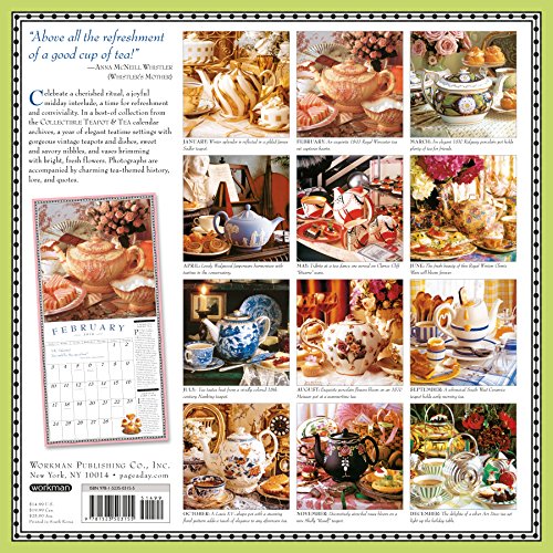 The Collectible Teapot & Tea Wall Calendar 2019,Used