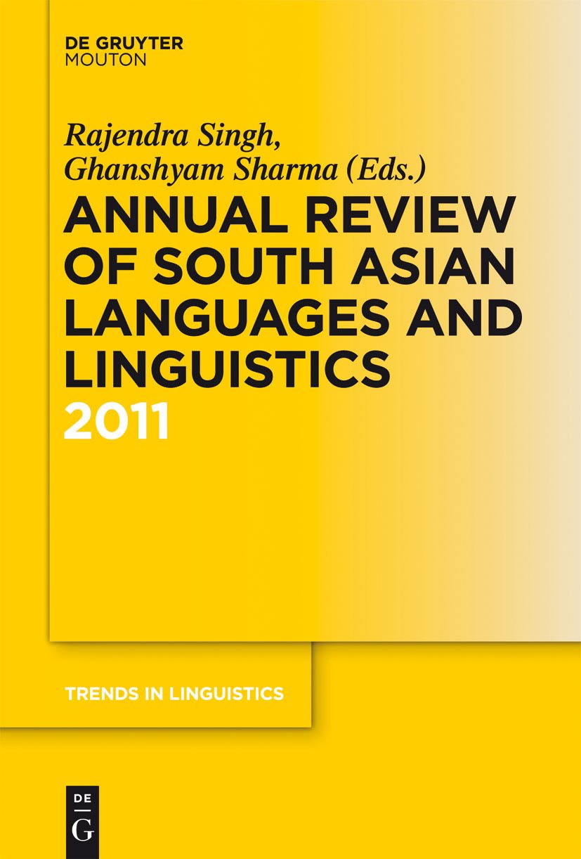 Annual Review of South Asian Languages and Linguistics: 2011 (Trends in Linguistics. Studies and Monographs [TiLSM], 241),Used