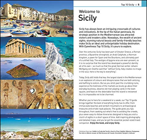 DK Eyewitness Top 10 Sicily (Travel Guide),Used
