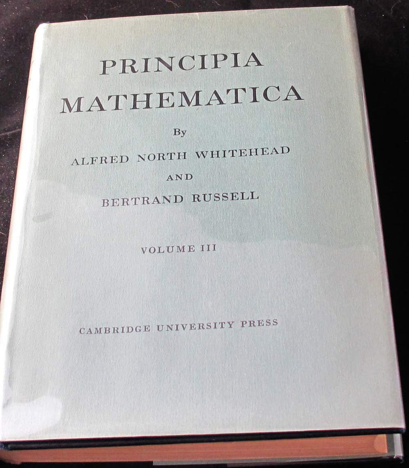 Principia Mathematica 3 Volume Set,New