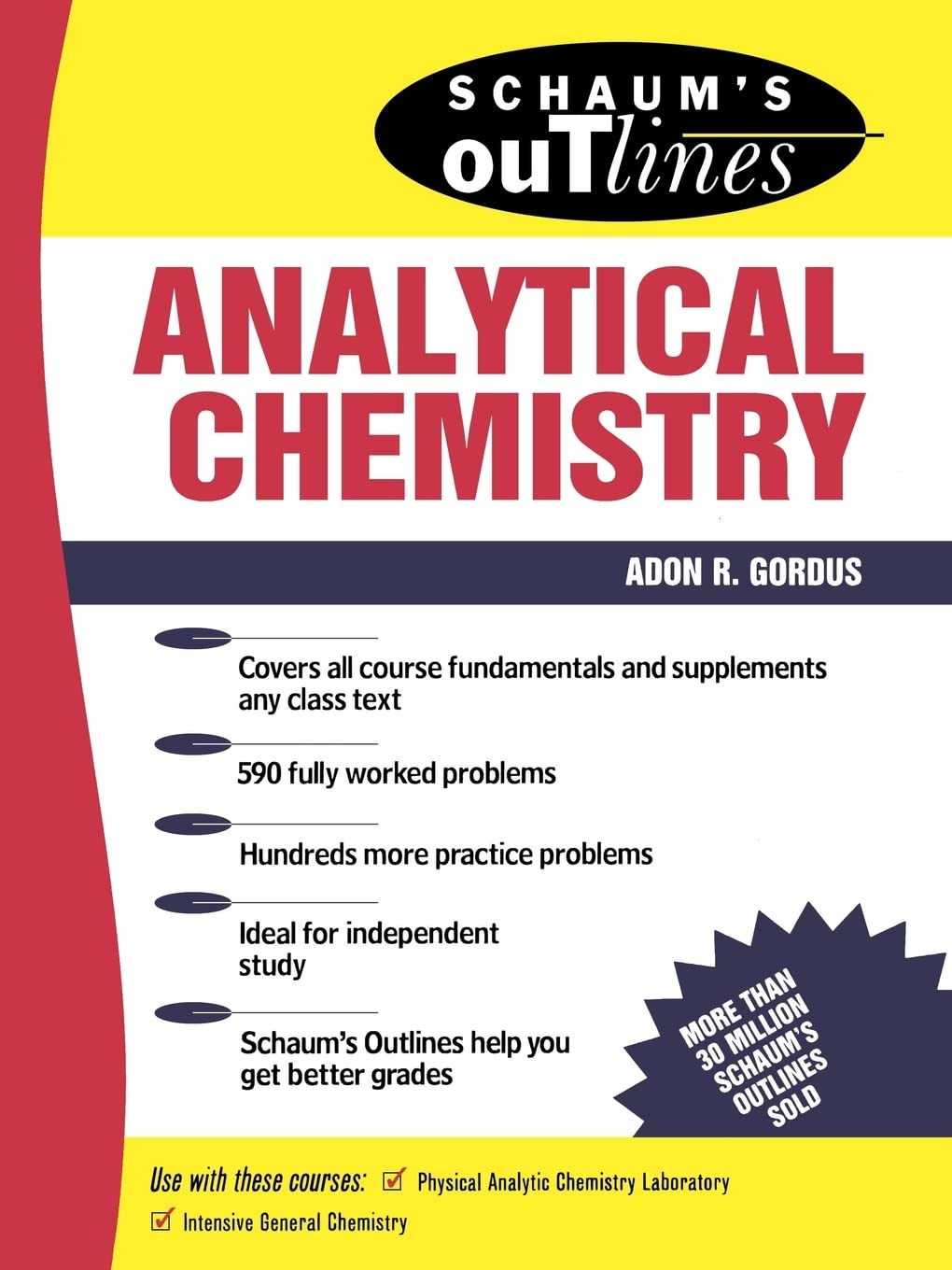 Schaum'S Outline Of Analytical Chemistry,New