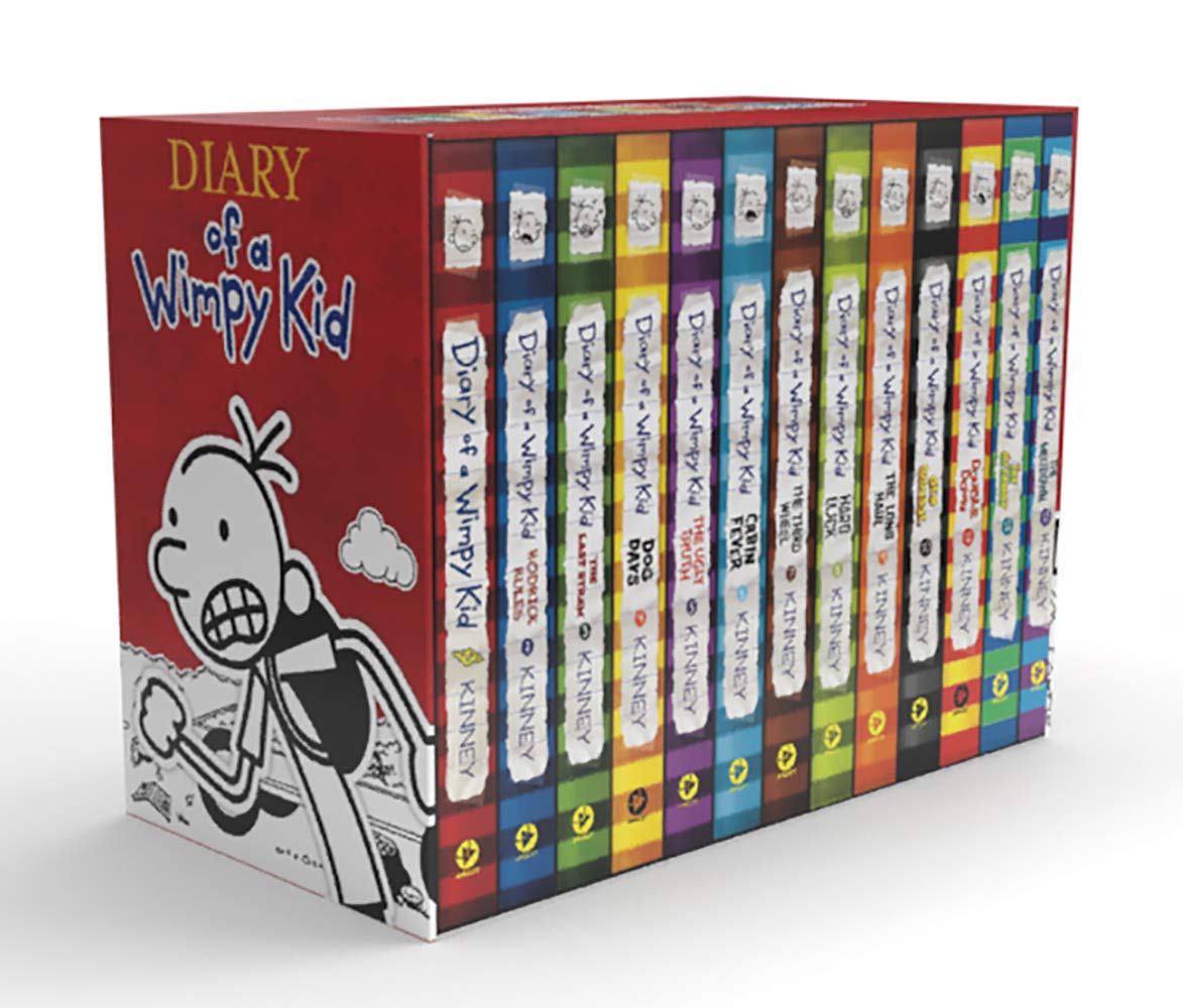 Diary of a Wimpy Kid Box of Books 113 Hardcover Gift Set,Used