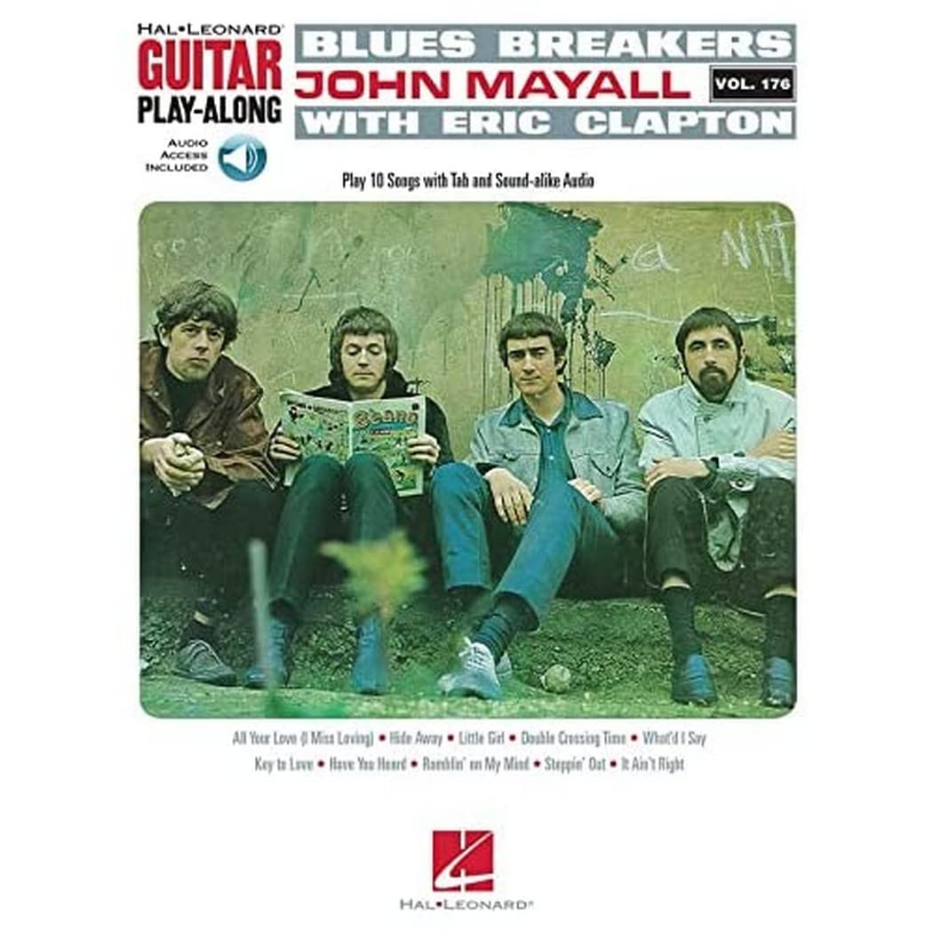 Blues Breakers With John Mayall & Eric Clapton  Guitar PlayAlong Vol. 176 (Guitar Playalong, 176),New
