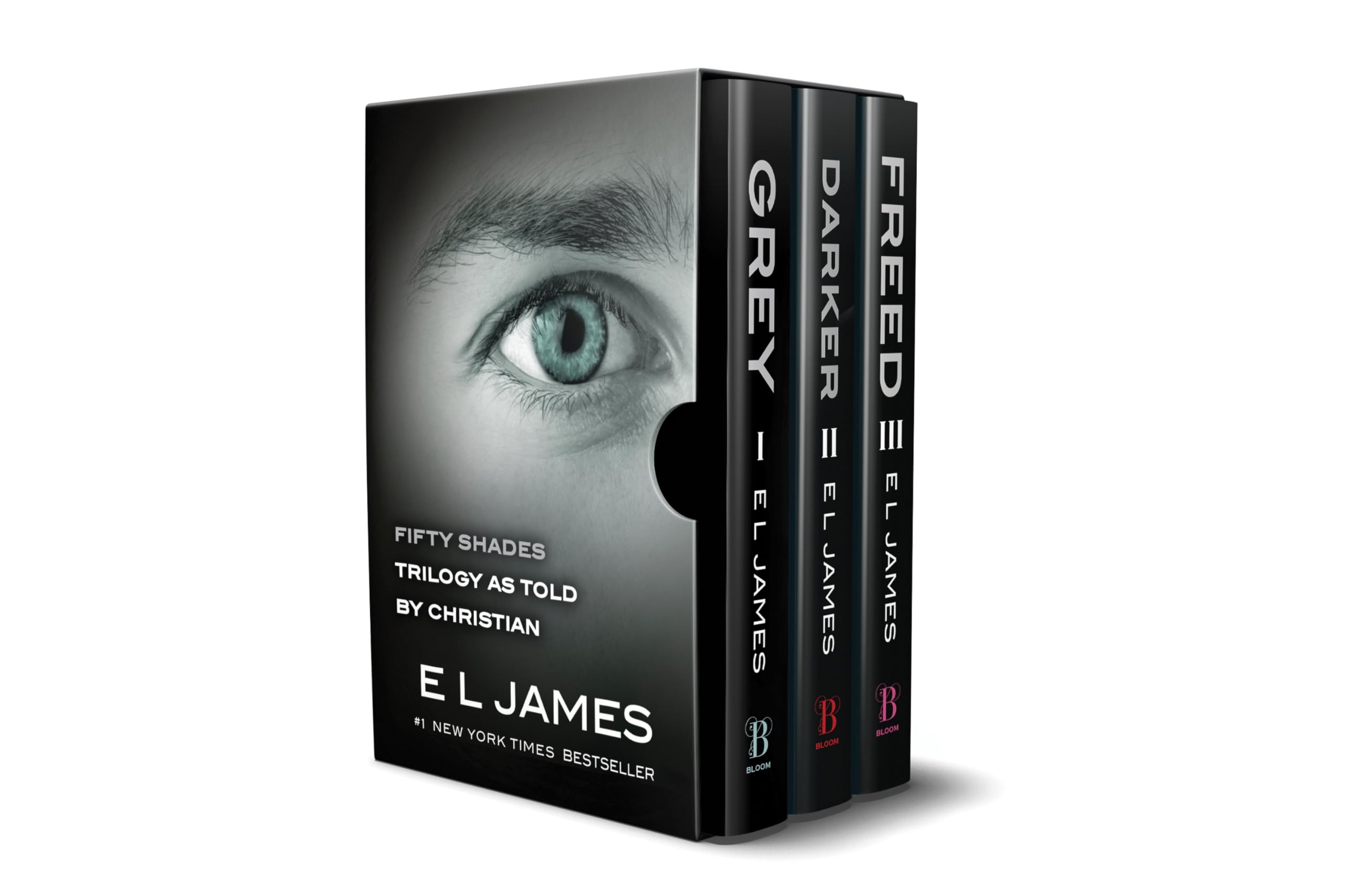 Fifty Shades as Told by Christian Trilogy: Grey, Darker, Freed Box Set,New