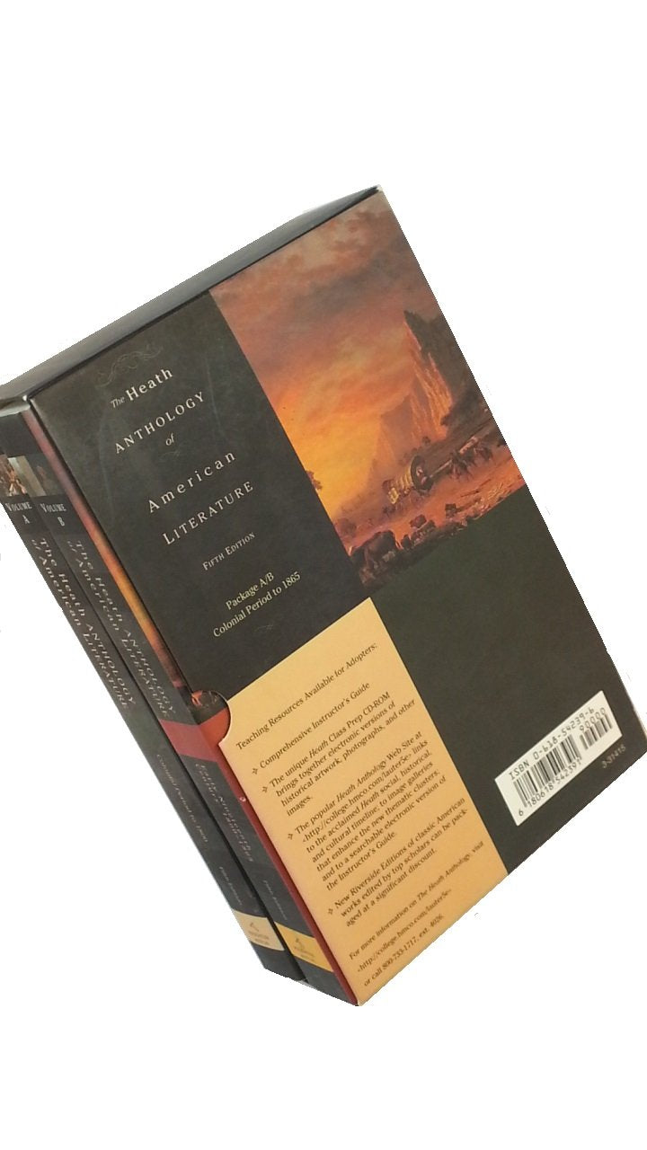 The Heath Anthology of American Literature, 2v Set,New