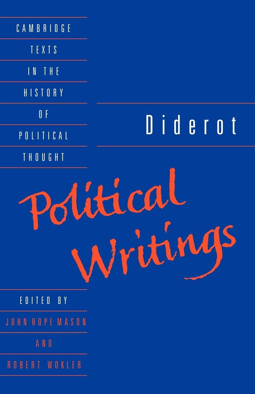 Diderot: Political Writings (Cambridge Texts in the History of Political Thought),Used