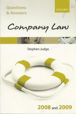Q & A: Company Law 2008 and 2009 (Blackstone's Law Questions and Answers),Used