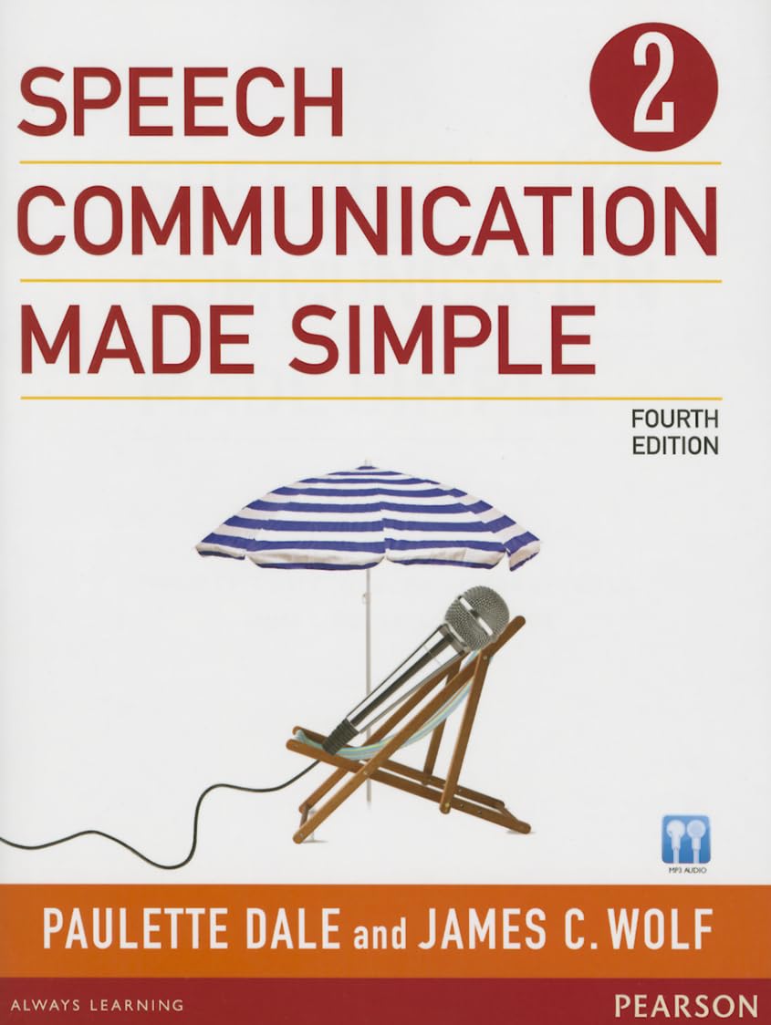 Speech Communication Made Simple 2 (with Audio CD) (4th Edition) Paperback,Used