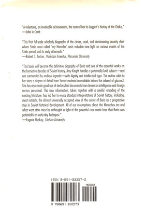 Beria: Stalin'S First Lieutenant,Used