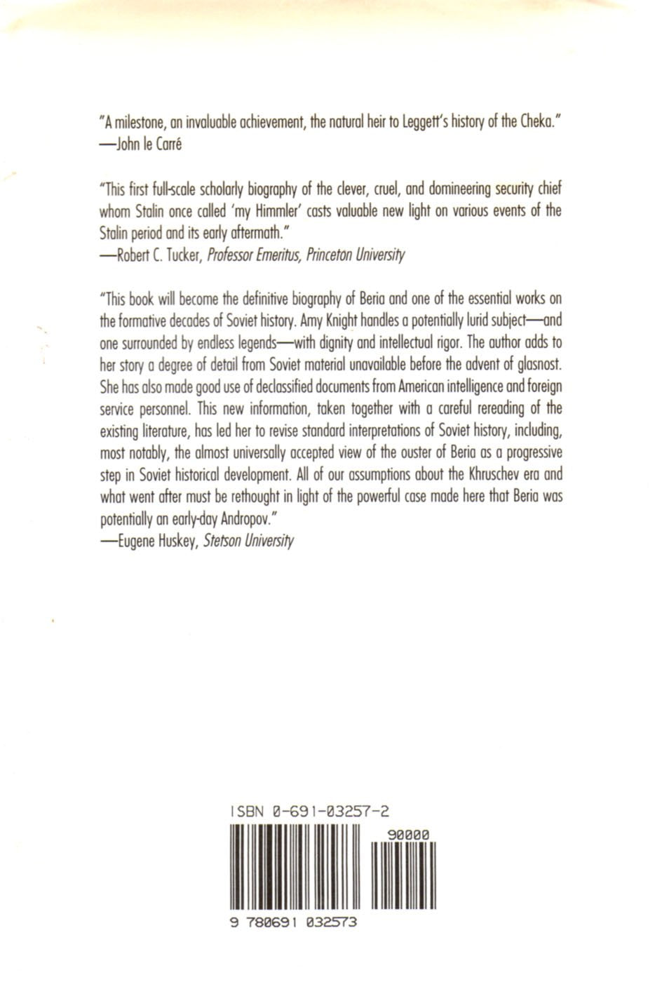 Beria: Stalin'S First Lieutenant,Used