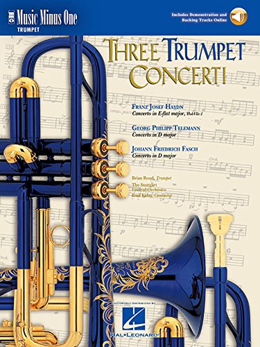 Three Trumpet Concerti: Music Minus One Trumpet,Used