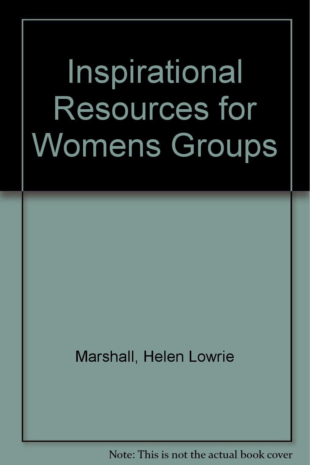 Inspirational Resources for Womens Groups,Used