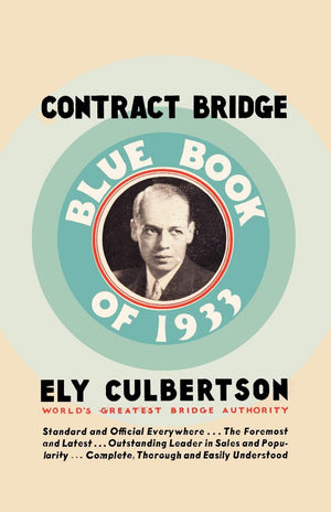 Contract Bridge Blue Book of 1933,Used