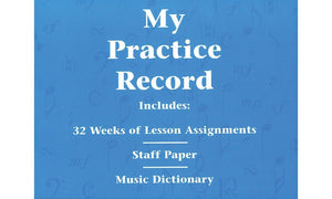 My Practice Record: Hal Leonard Student Piano Library,New