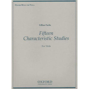 Fifteen Characteristic Studies For Viola,Used