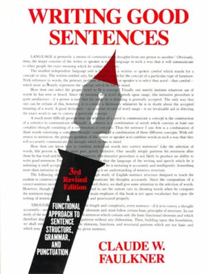 Writing Good Sentences, Revised Edition (3rd Edition),Used