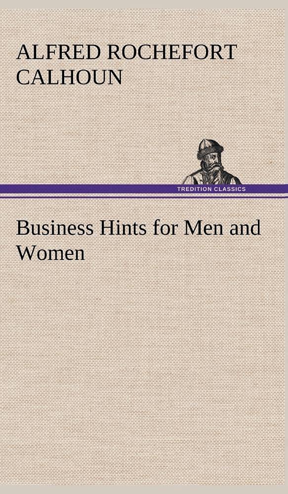 Business Hints for Men and Women,Used