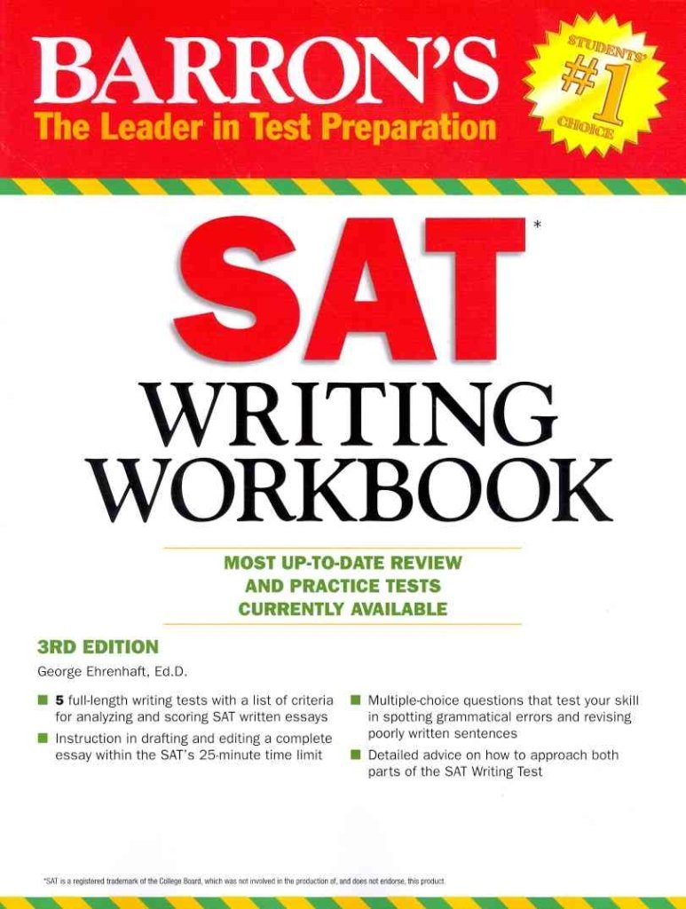 Barron's SAT Writing Workbook,Used