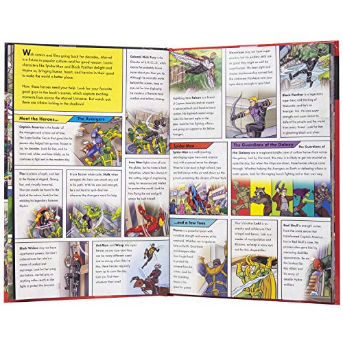 Best of Marvel Look and Find  SpiderMan, Avengers, Guardians of the Galaxy, Black Panther and More!  Characters from Avengers,Used