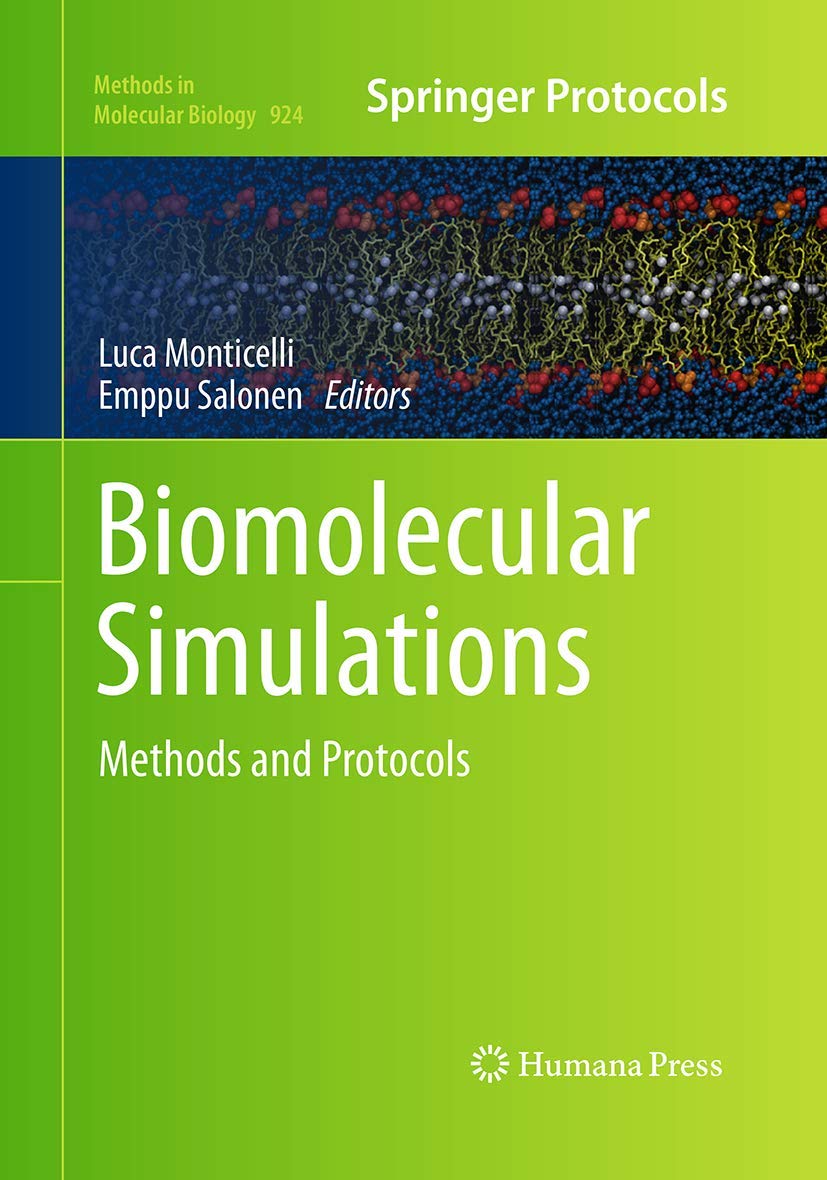Biomolecular Simulations: Methods and Protocols (Methods in Molecular Biology, 924),Used