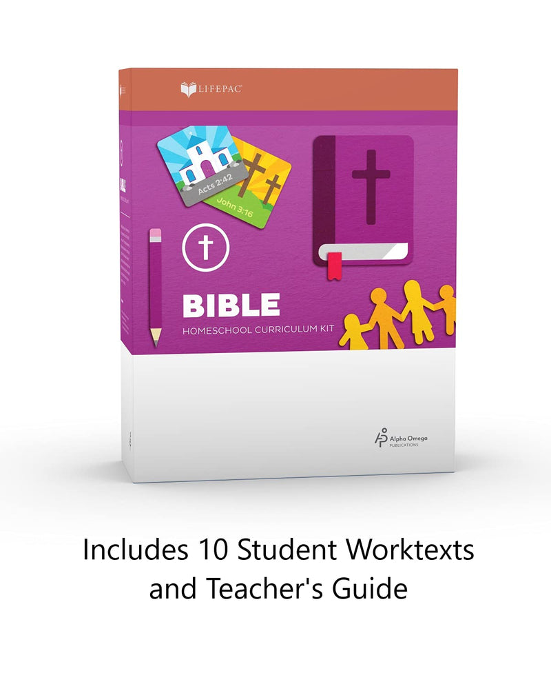 Lifepac 2nd Grade Bible Set,Used